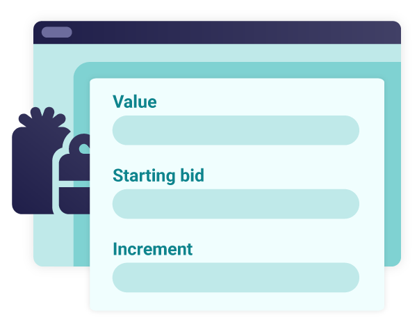 The finance section of the item records of our 100% Canadian platform contains the fields “Value”, “Starting bid” and “Increment”.